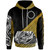 Cook Islands Polynesian Custom Personalised Hoodie - Diagonal Pattern