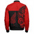 New Zealand Bomber Jacket Maori Pattern Aotearoa Silver Fern Tattoo