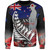 New Zealand Custom Personalised Sweatshirt Anzac Day Silver Fern Flag Style