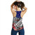 New Zealand Custom Personalised Women Tank Anzac Day Silver Fern Flag Style