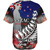 New Zealand Custom Personalised Baseball Shirt Anzac Day Silver Fern Flag Style