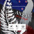 New Zealand Custom Personalised Rugby Jersey Anzac Day Silver Fern Flag Style