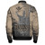 Hawaii Custom Personalised Bomber Jacket Hawaii King Grunge With Halftone Background
