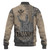 Hawaii Custom Personalised Baseball Jacket Hawaii King Grunge With Halftone Background