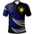 Philippines Filipinos Custom Personalised Polo Shirt - Wave Pattern Alternating Blue1