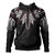 Hawaii Custom Personalised Hoodie Tribal Patterns Manta Ray Tatau Style