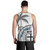 Fiji Custom Personalised Tank Top Fijian Masi Palm Curve Style