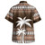 Fiji Hawaiian Shirt Custom Bula Fiji Masi Brown Patterns