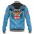 Fiji Baseball Jacket Melanesia Masi Pattern Grunge Style