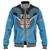 Fiji Baseball Jacket Melanesia Masi Pattern Grunge Style