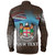 Fiji Long Sleeve Shirt Custom Fiji Islanders Tapa Masi Design