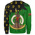 Vanuatu Sweatshirt Melanesian Flag Grunge Symbols Pattern