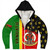 Vanuatu Sherpa Hoodie Melanesian Flag Grunge Symbols Pattern