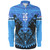 Fiji Long Sleeve Shirt Fiji Bati Masi Tapa Style