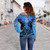Fiji Off Shoulder Sweatshirt Fiji Bati Masi Tapa Style