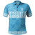Fiji Polo Shirt Custom Traditional Fijian Masi Pink Color
