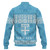 Fiji Baseball Jacket Custom Traditional Fijian Masi Pink Color