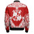 Tonga Bomber Jacket - Custom Coat Of Arms With Patterns Flag Color