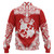 Tonga Baseball Jacket - Custom Coat Of Arms With Patterns Flag Color