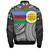 Vanuatu Bomber Jacket - Custom Shefa Tribal Pattern Mix Flag