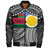 Vanuatu Bomber Jacket - Custom Shefa Tribal Pattern Mix Flag