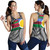 Vanuatu Women Tank - Custom Shefa Tribal Pattern Mix Flag