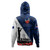 New Zealand Hoodie Anzac Day Poppy Flower And Barbed Wire