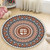 Fiji Round Rug Bula Coat Of Arms Design