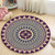Fiji Round Rug Masi Pattern