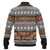 Fiji Baseball Jacket Fijian Tapa Pattens Brown Color Vintage Design