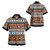 Fiji Combo Off Shoulder Long Dress And Shirt Fijian Tapa Pattens Brown Color Vintage Design