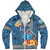 Fiji Sherpa Hoodie Bula Fiji Masi Tropical Flowers Special Design