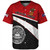 American Samoa Baseball Shirt Polynesian Curve Style