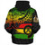 Vanuatu Sherpa Hoodie Tribal Grunge Flag