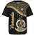 Vanuatu Baseball Shirt Custom Melanesia Tribal Golden Coconut