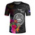 American Samoa Rugby Jersey Custom Polynesian Pattern Tropical Floral Design
