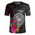 American Samoa Rugby Jersey Custom Polynesian Pattern Tropical Floral Design