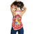 Tonga Women Tank Seal Tribal Flag Color Design