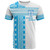Fiji T-Shirt Custom Rugby Flying Fijian Makare And Tapa Design