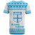 Fiji T-Shirt Custom Rugby Flying Fijian Makare And Tapa Design