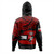 Tonga Hoodie Tribal Polynesian Grunge Flag