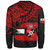 Tonga Sweatshirt Tribal Polynesian Grunge Flag