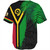 Vanuatu Baseball Shirt Special Fabric Leaves