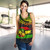Tonga Women Tank Tribal Polynesian Grunge Reggae