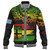 Fiji Baseball Jacket Tribal Melanesia Grunge Reggae