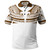 Polynesian Polo Shirt Custom Polynesian Tattoo Style (Brown)