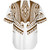 Polynesian Baseball Shirt Custom Polynesian Tattoo Style (Brown)