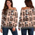 Hawaii Off Shoulder Sweatshirt Traditional Hawaiian Floral Designs