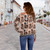 Hawaii Off Shoulder Sweatshirt Traditional Hawaiian Floral Designs