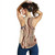 Samoa Women Tank Samoan Siapo Brown Design